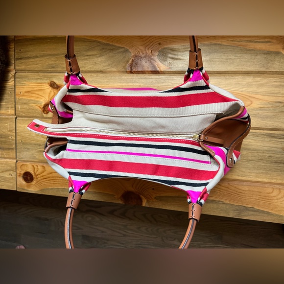 Kate Spade Striped Summer Handbag - Picture 5 of 7